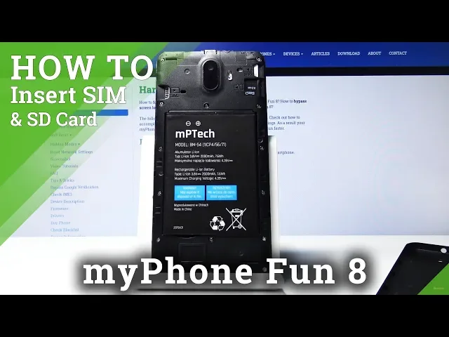 Video thumbnail for How to Insert SIM & SD in myPhone Fun 8 – Memory / SIM Card Setup