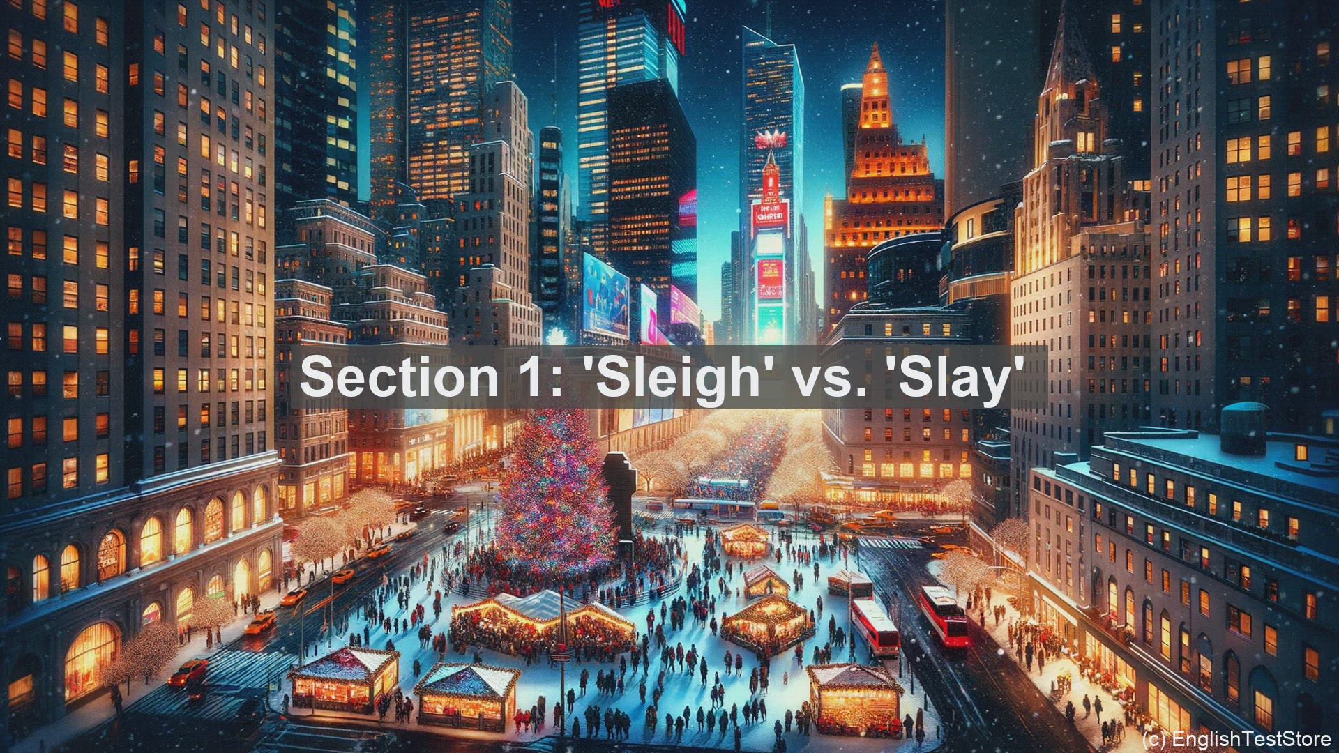 'Video thumbnail for Top 10 Christmas themed English Homophones to Learn for Christmas Day'