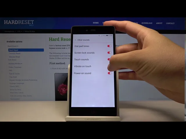Video thumbnail for How to Enter Vibration Settings in ZTE Nubia Z9 Max – Sound and Vibrations