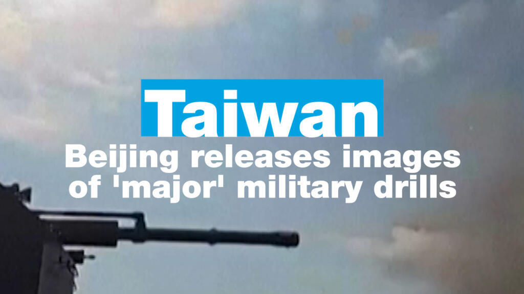 Video thumbnail for Taiwan: Chinese military releases footage of drills around the island