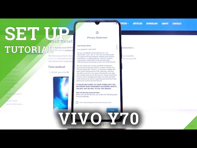 Video thumbnail for How to Set Up VIVO Y70 – Initial Setup