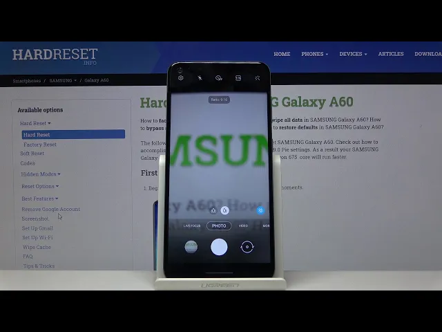 Video thumbnail for How to Change Aspect Ratio in SAMSUNG Galaxy A60 – Open Camera Settings