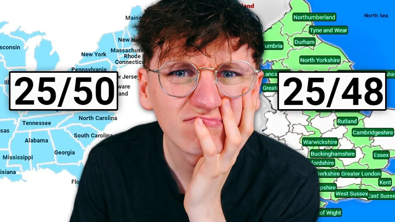 Video thumbnail for Can I Name Every US State & English County SIMULTANEOUSLY?