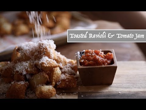 Video thumbnail for Toasted Ravioli & Tomato Jam