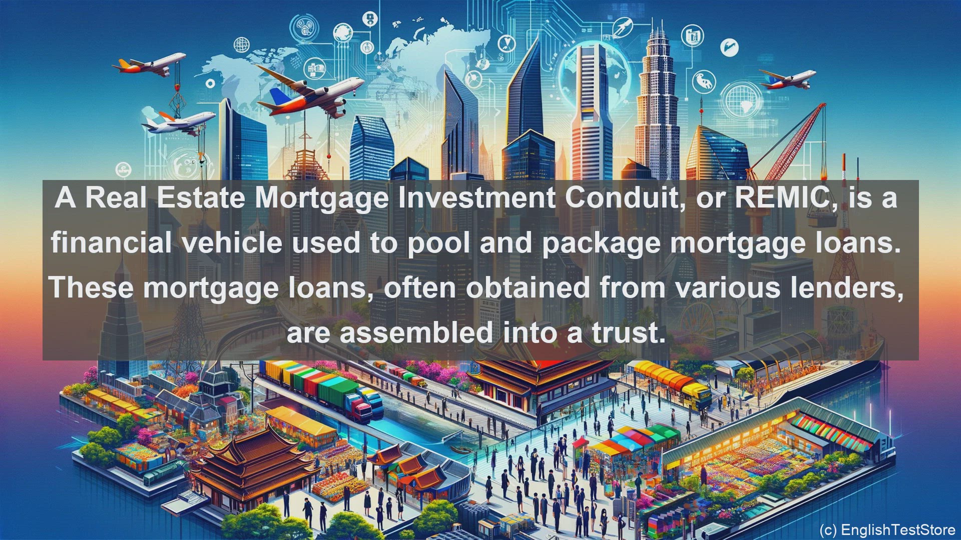 'Video thumbnail for Real estate mortgage investment conduit in economics and finance'