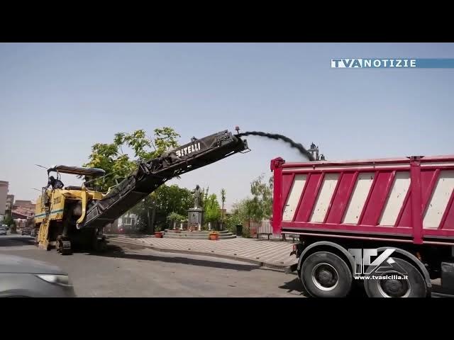 Video thumbnail for Adrano. A conclusione dei lavori di ammodernamento di un tratto della rete fognaria in via Della Reg