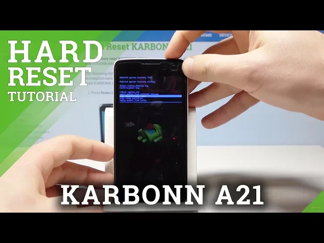 Video thumbnail for KARBONN A21 Hard Reset / Screen Lock Removal