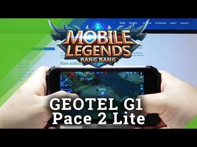 Video thumbnail for Geotel G1 Pace 2 Lite Mobile Legends - Review Moba Mobile Game