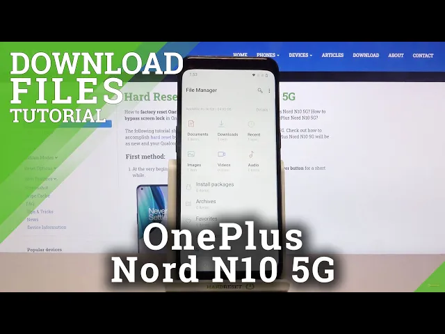 Video thumbnail for How to Find Downloaded Files on OnePlus Nord N10 5G – Downloaded Files Location