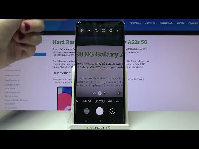 Video thumbnail for How to Turn On/Off Camera Mirror Effect on SAMSUNG GALAXY A52S 5G – Camera Settings