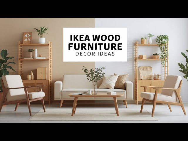 Video thumbnail for ✨ 50+ IKEA Wood Furniture Decor Ideas | Modern & Cozy Style 🪵🏡