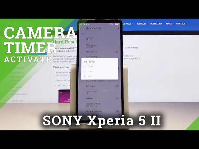 Video thumbnail for How to Use Camera Timer in SONY Xperia 5 II – Selfie Timer