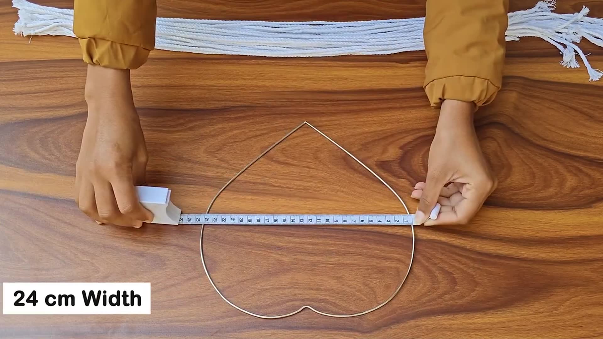 Video thumbnail for Macrame Heart Wall Hanging _ Valentine's Day Gift _ Macrame Heart Tutorial