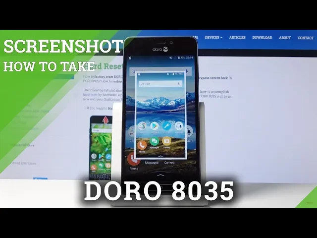 Video thumbnail for How to take a Screenshot in Doro 8035 – Grab a Screen