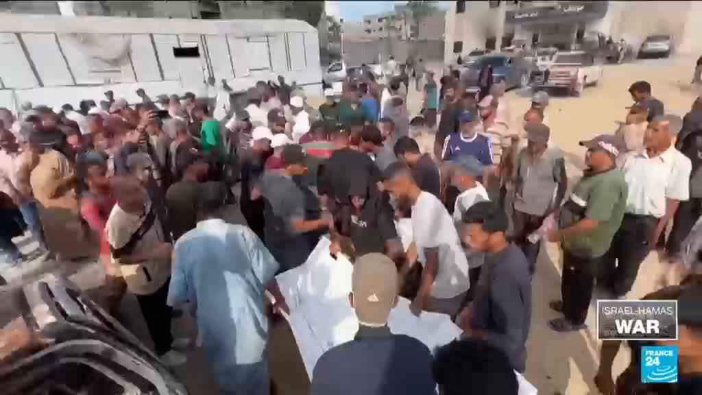 'Video thumbnail for Over 30 killed near Gaza aid centres'