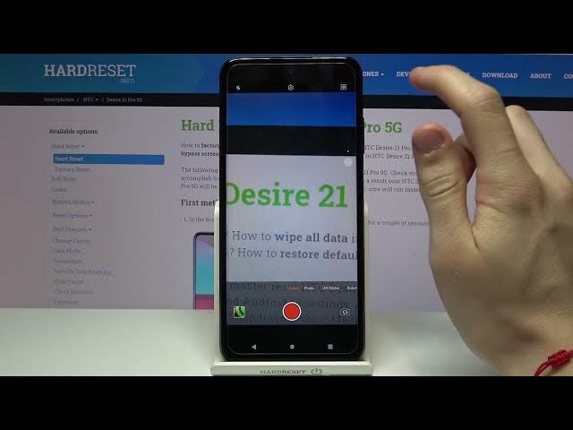 Video thumbnail for HTC Desire 21 Pro - Camera Options & Features Overview