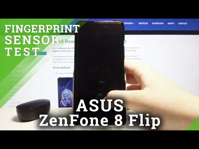 Video thumbnail for Test of Fingerprint Sensor in ASUS ZenFone 8 Flip – Verify Sensitivity of Fingerprint Sensor