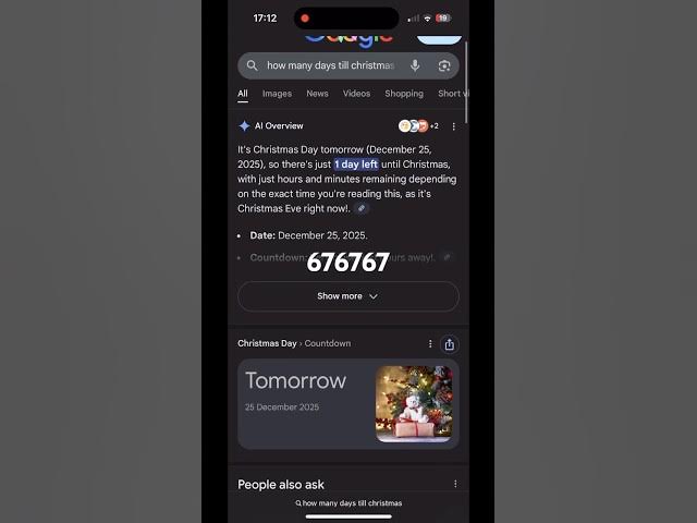 Video thumbnail for 1 day left