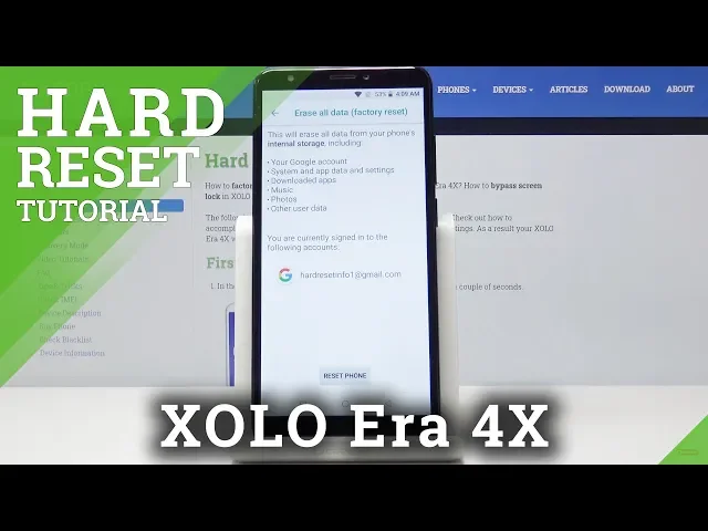 Video thumbnail for How to Hard Reset XOLO Era X4 – Wipe Data / Restore Defaults