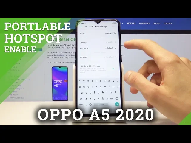 Video thumbnail for How to Activate Portable Hotspot in OPPO A5 2020 - Network Access Point