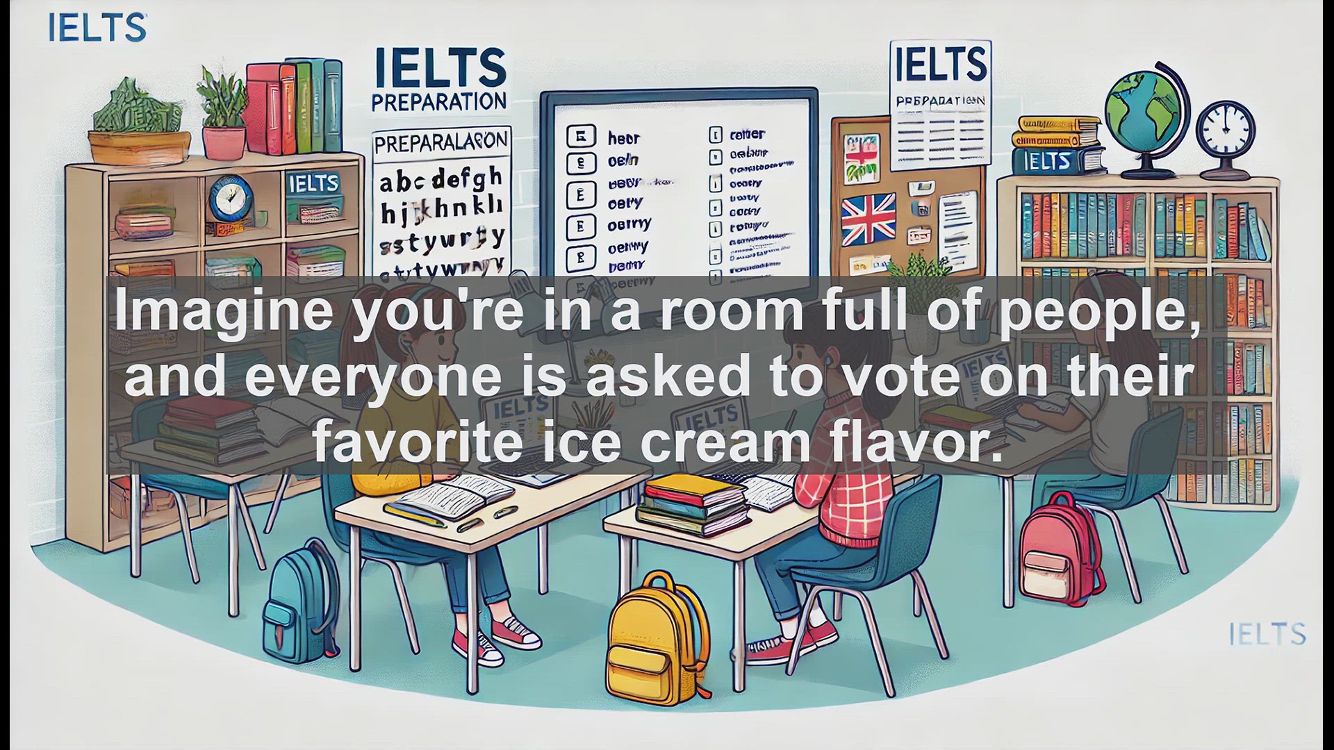 'Video thumbnail for 2500 Must Know IELTS 6.5 Vocabulary - Understanding 'Majority': A Key Word for IELTS Success'