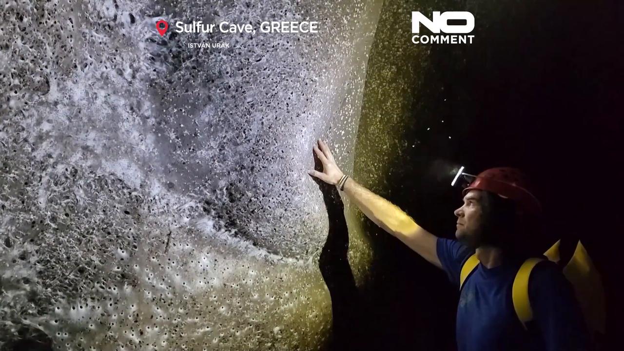 'Video thumbnail for Researchers discover giant spider ‘Megacity’ in cave on Albania-Greece border'