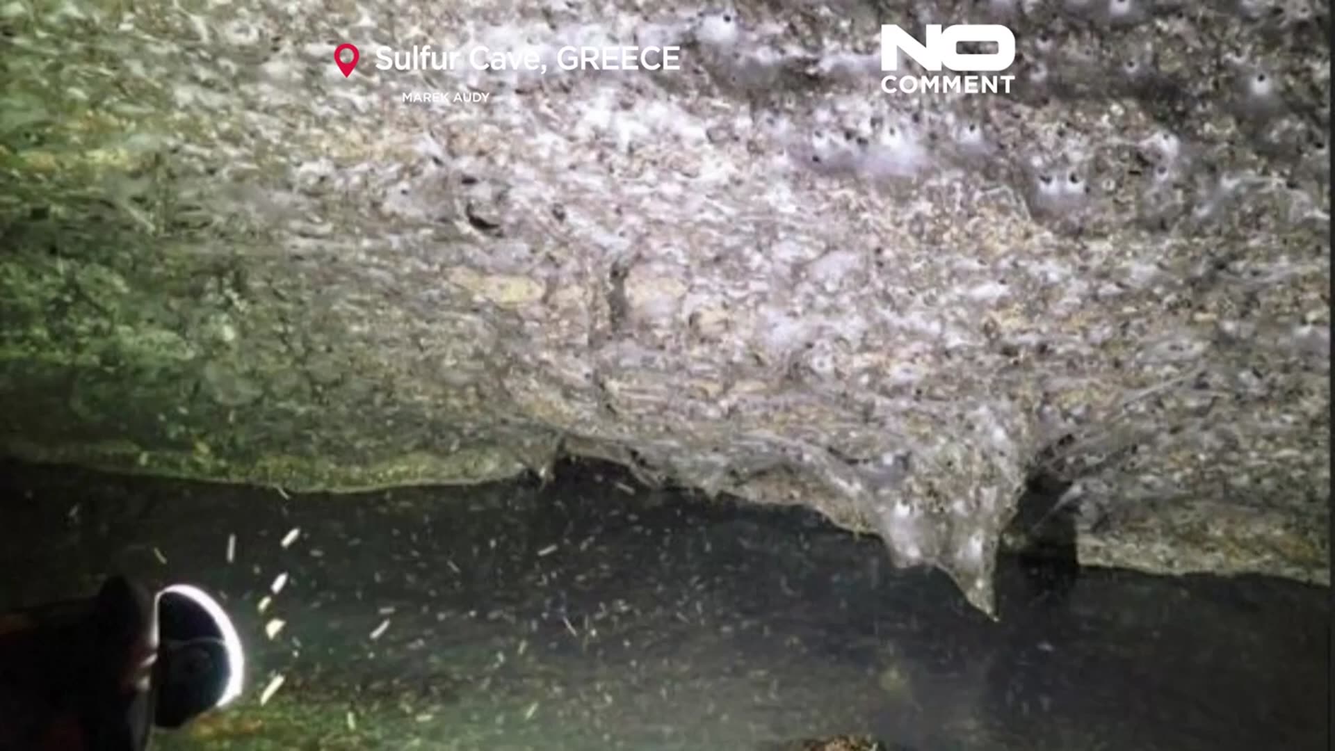 'Video thumbnail for Researchers discover giant spider ‘Megacity’ in cave on Albania-Greece border'