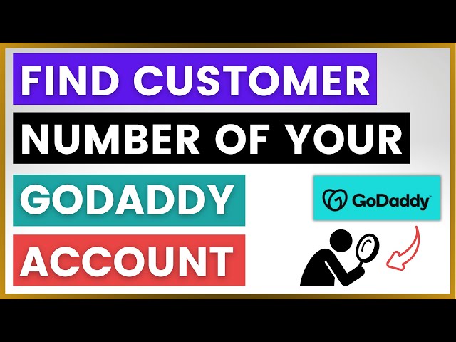 Video thumbnail for How To Find The Customer Number Of Your GoDaddy Account? [in 2025]