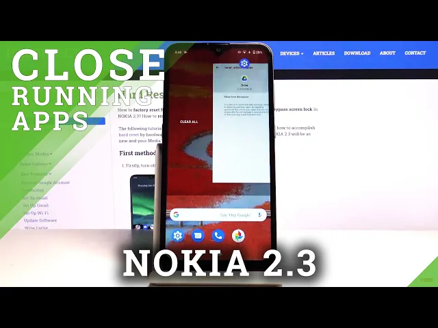 Video thumbnail for How to Turn Off Running Apps in NOKIA 2.3 – Disable Background Apps