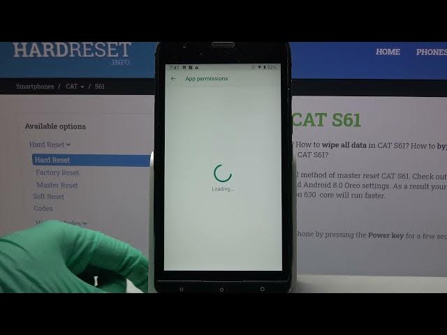 Video thumbnail for How to Manage Apps Permissions in CAT S61?