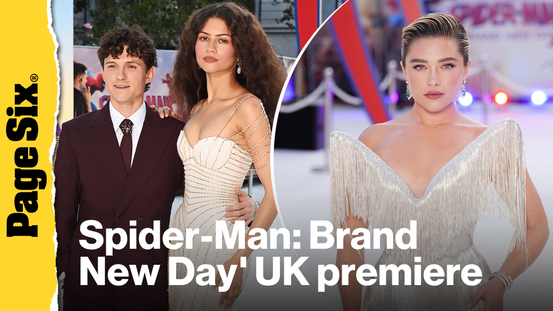 Video thumbnail for See Zendaya, Tom Holland, Florence Pugh at 'Spider-Man: Brand New Day' UK premiere