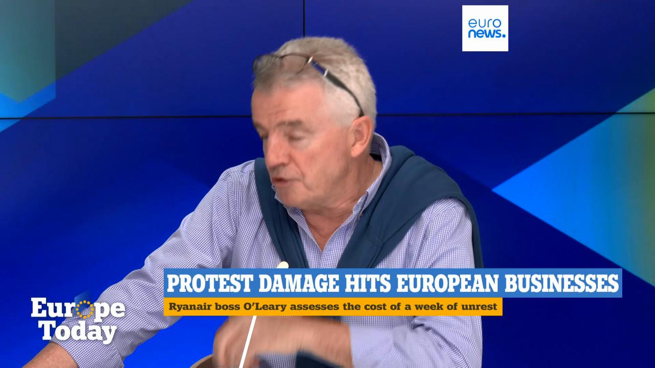 Video thumbnail for Ryanair CEO calls Commission President Ursula von der Leyen 'useless'