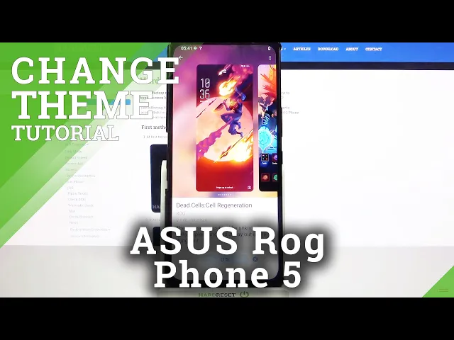 Video thumbnail for How to Change Device Theme in ASUS Rog Phone 5