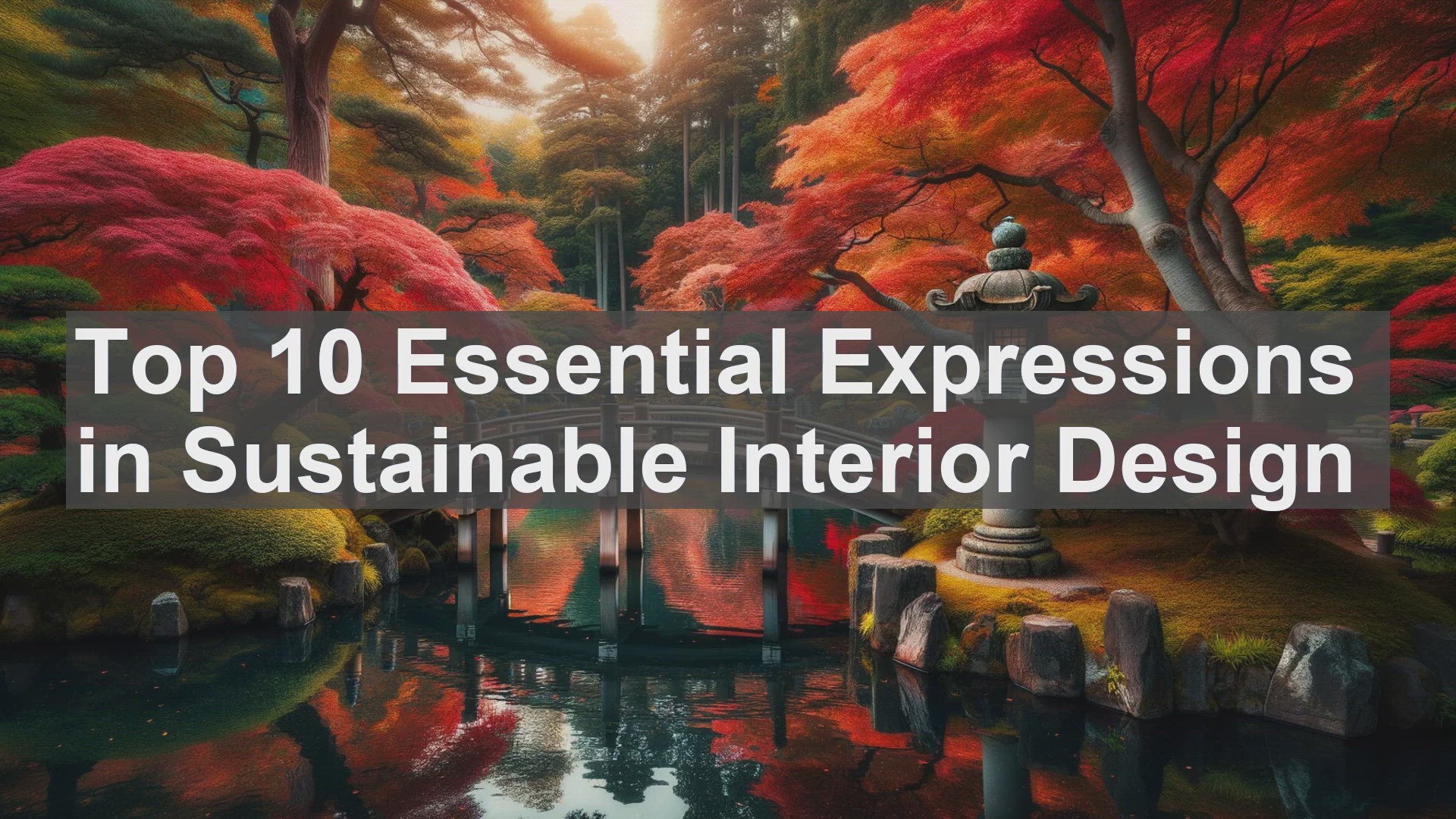 'Video thumbnail for Top 10 Essential Expressions in Sustainable Interior Design'