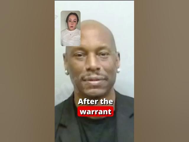 Tyrese Gibson Turns Himself In
