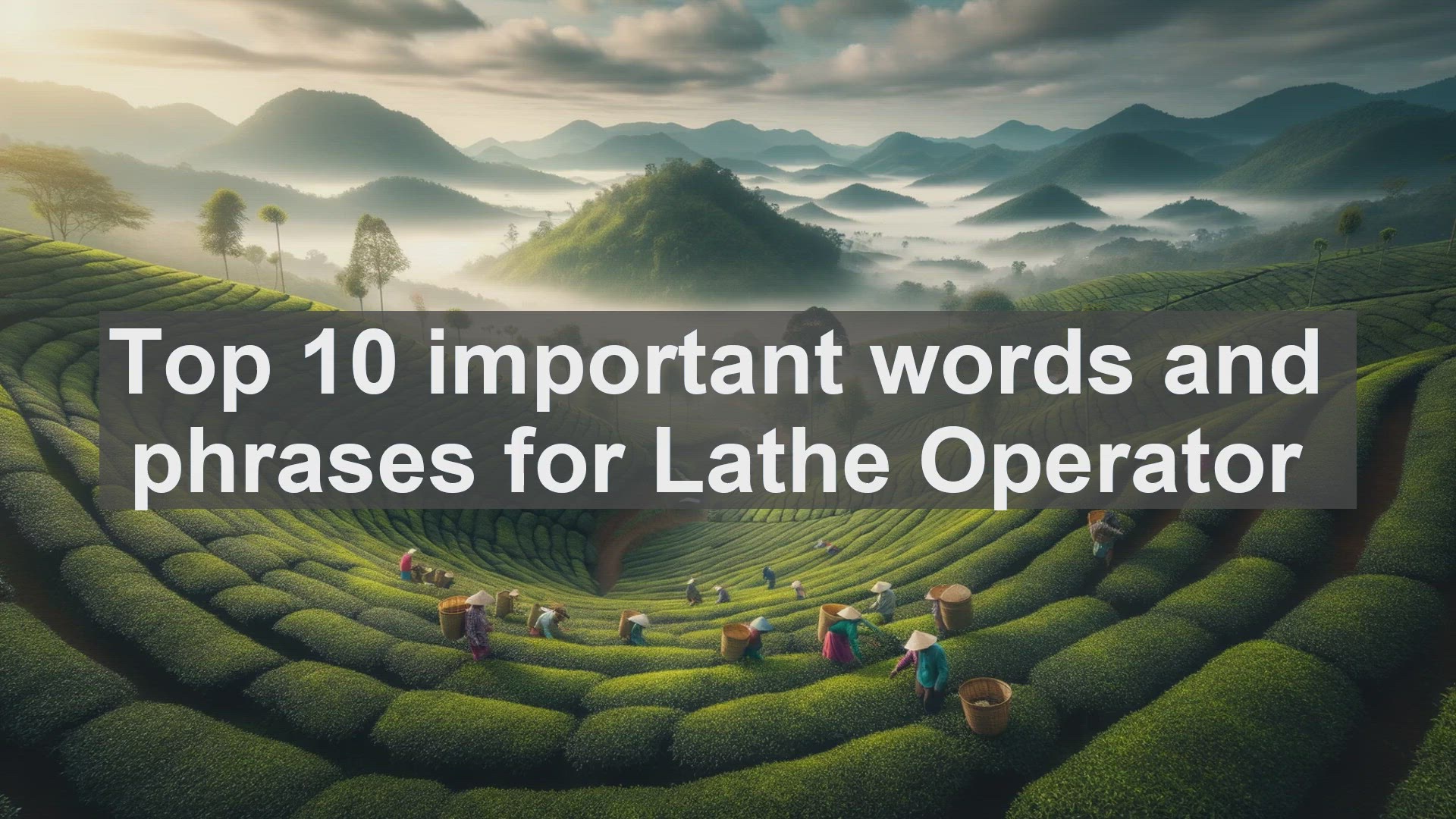 'Video thumbnail for Top 10 important words and phrases for Lathe Operator'