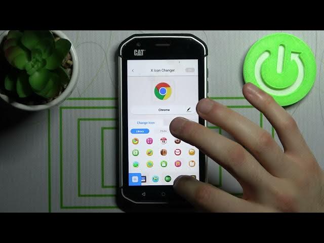 Video thumbnail for How to Change Icons Shape on CAT S40 - X Icon Changer App