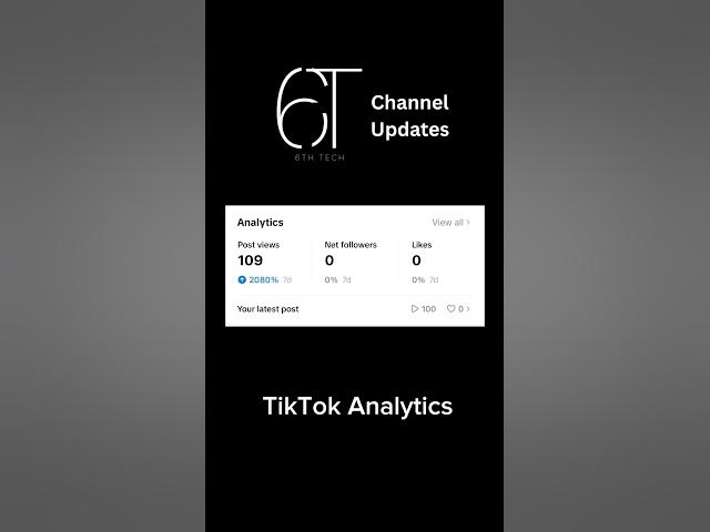 Video thumbnail for July 7th Analytics From #yt & #tiktok
