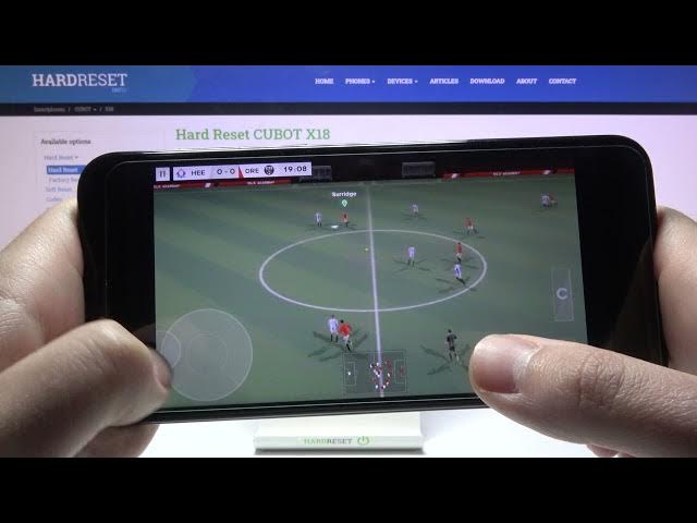 Video thumbnail for Test Dream League Soccer Gameplay on Cubot X18 – High Graphics Checkup