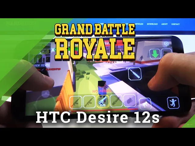 Video thumbnail for Gaming Test of HTC Desire 12s – Grand Battle Royal