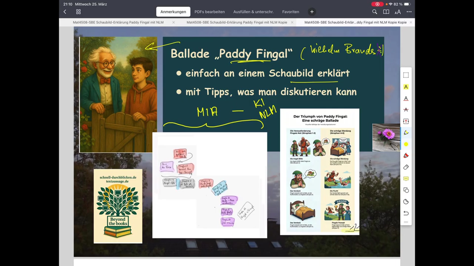 Video thumbnail for Mat4508-Schaubild-Erkläru"Paddy Fingal" - eine Ballade, die die Schwäche eines "starken" Typen zeigt - mit Schaubild erklärtng Paddy Fingal mit NLM