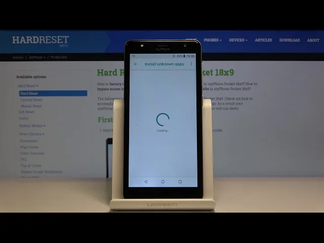 Video thumbnail for How to Download and Install Apps from Unknown Sources on myPhone Pocket 18x9 – Allow Unknown Sources