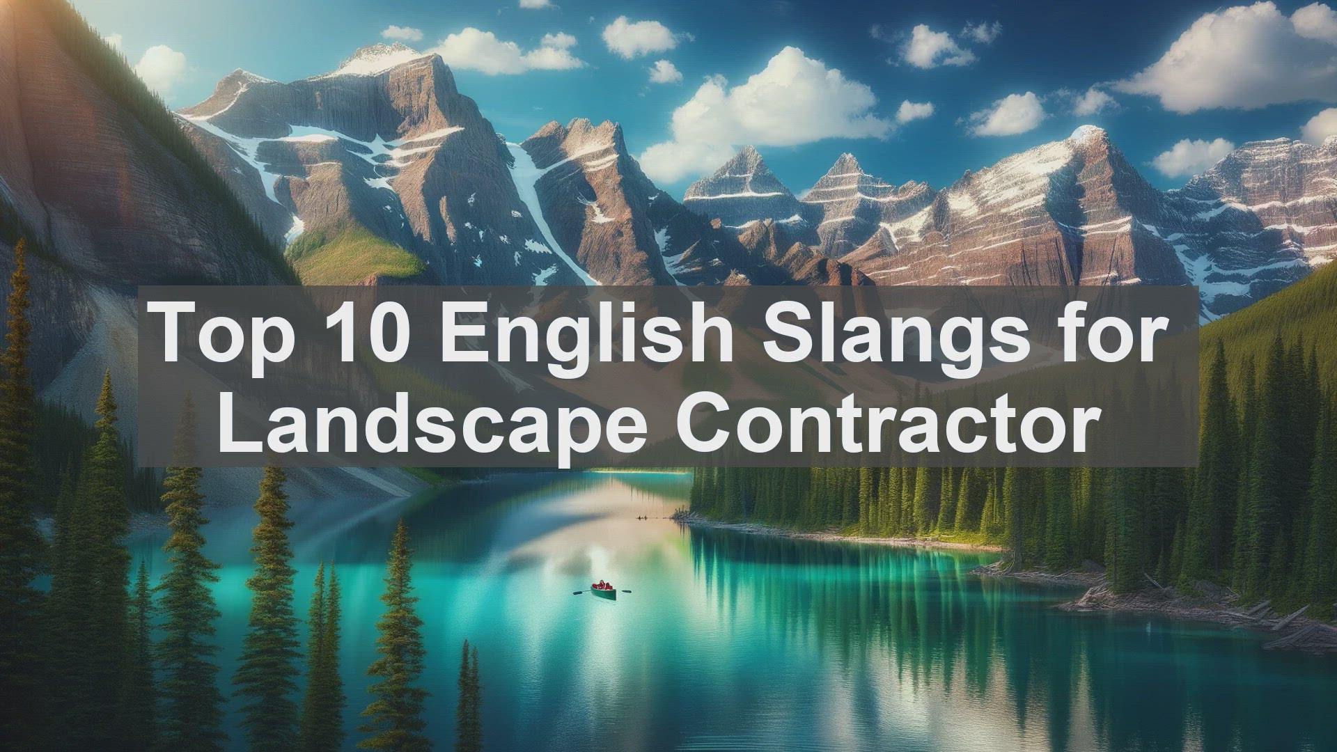 'Video thumbnail for Top 10 English Slangs for Landscape Contractor'