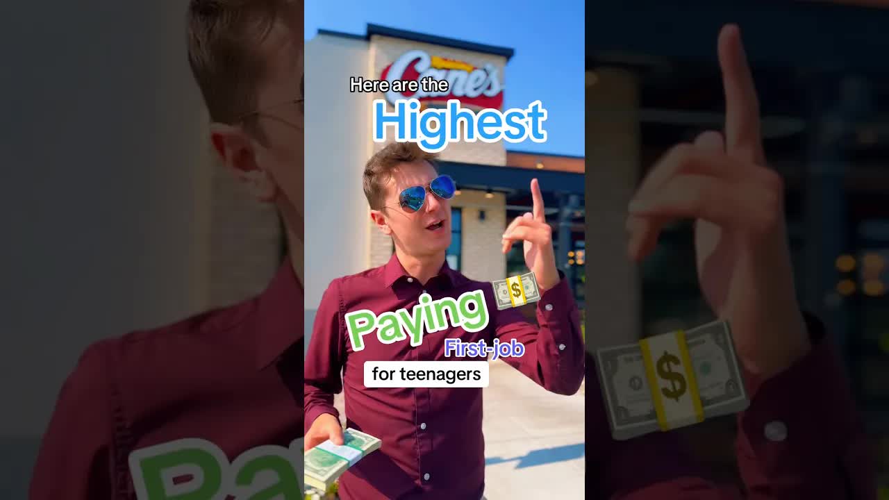 'Video thumbnail for Here are the highest paying first jobs for teenagers'