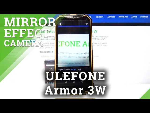 Video thumbnail for How to Activate Camera Mirror Effect in ULEFONE Armor 3W – Camera Mirror Reflection
