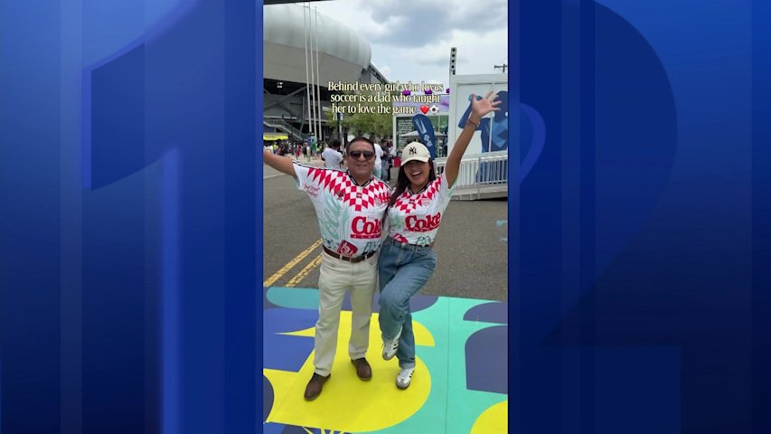 Video thumbnail for Jersey Proud: World Cup volunteer from Bloomfield goes viral for enthusiasm