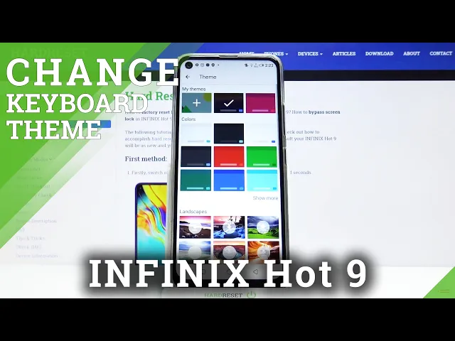 Video thumbnail for How to Customize Keyboard Theme in Infinix Hot 9 – Change Keyboard Background