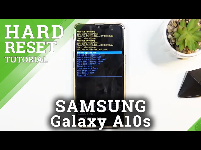 Video thumbnail for Hard Reset SAMSUNG Galaxy A10s - Bypass Screen Lock by Recovery Mode / Wipe Data