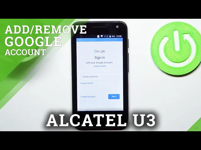 Video thumbnail for How to Remove Google Account from ALCATEL U3 – Delete Google User