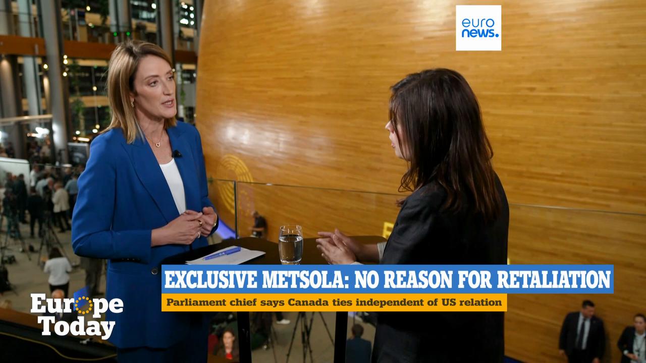 Video thumbnail for Australia and New Zealand could follow Canada into associated EU membership, Metsola tells Euronews